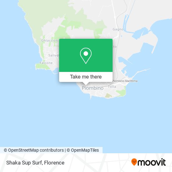 Shaka Sup Surf map