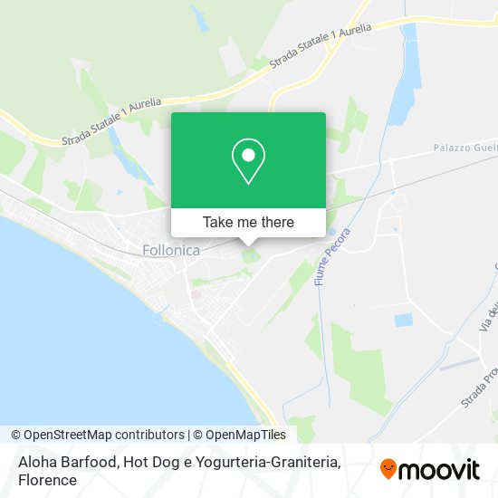 Aloha Barfood, Hot Dog e Yogurteria-Graniteria map