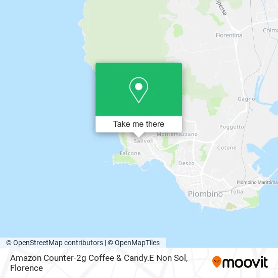 Amazon Counter-2g Coffee & Candy.E Non Sol map