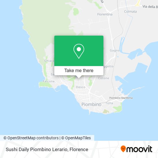Sushi Daily Piombino Lerario map