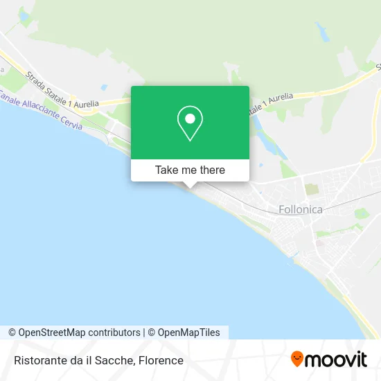 Restaurant from the Sacche map