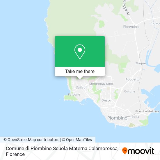Comune di Piombino Scuola Materna Calamoresca map