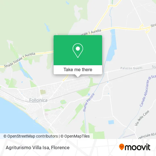 Agriturismo Villa Isa map