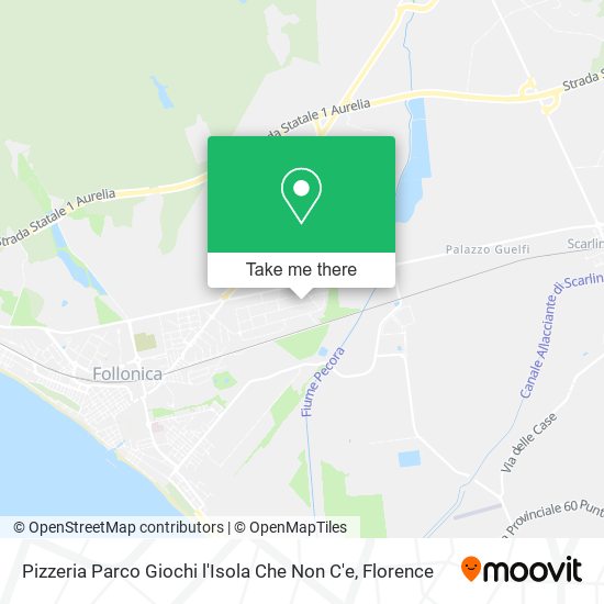 Pizzeria Parco Giochi l'Isola Che Non C'e map