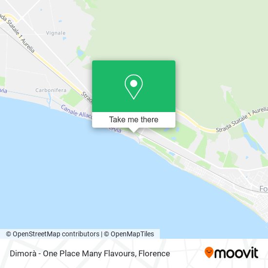 Dimorà - One Place Many Flavours map