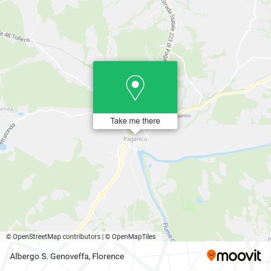 Albergo S. Genoveffa map
