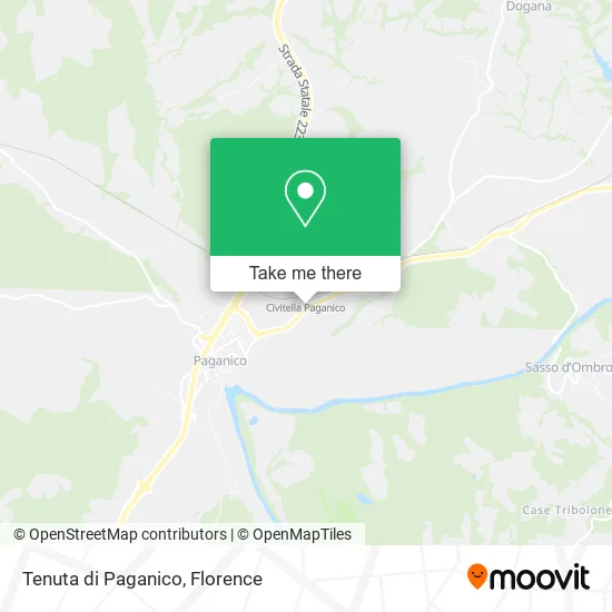 Tenuta di Paganico map