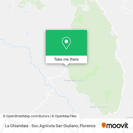 La Ghiandaia - Soc.Agricola San Giuliano map