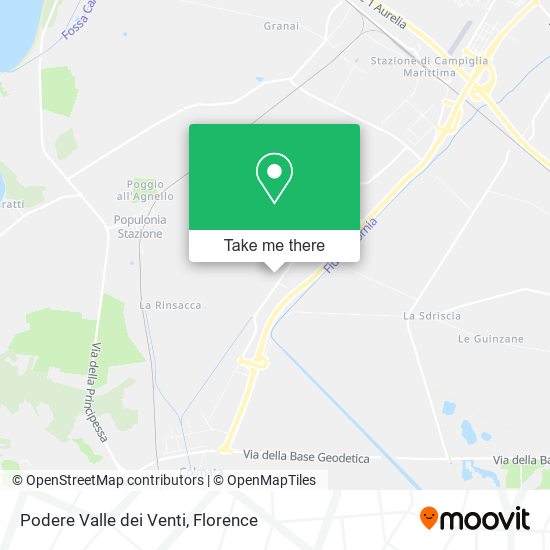 Podere Valle dei Venti map