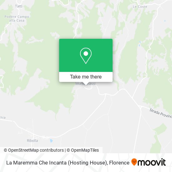 La Maremma Che Incanta (Hosting House) map