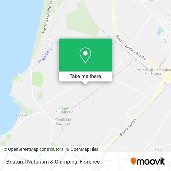 Bnatural Naturism & Glamping map