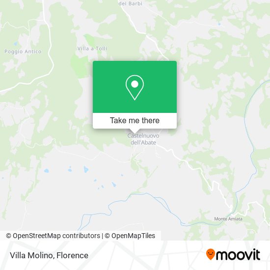 Villa Molino map