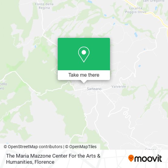 The Maria Mazzone Center For the Arts & Humanities map
