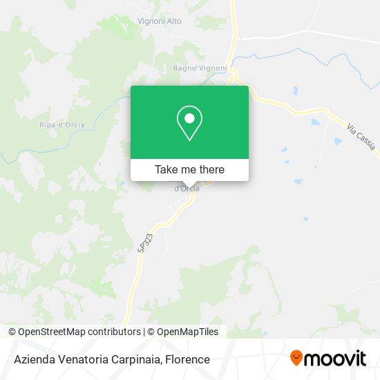 Azienda Venatoria Carpinaia map
