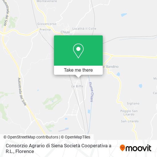 Consorzio Agrario di Siena Società Cooperativa a R.L. map
