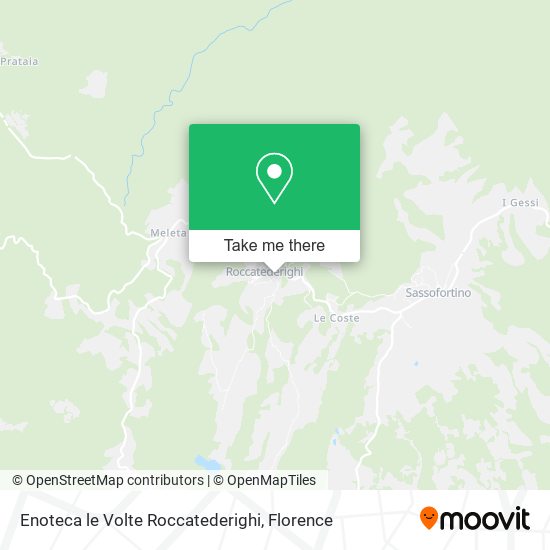 Enoteca le Volte Roccatederighi map