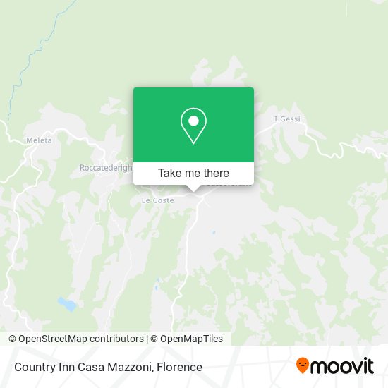 Country Inn Casa Mazzoni map