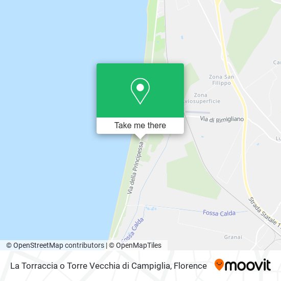 La Torraccia o Torre Vecchia di Campiglia map