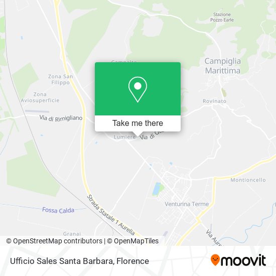 Ufficio Sales Santa Barbara map