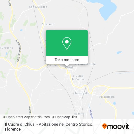 Il Cuore di Chiusi - Abitazione nel Centro Storico map