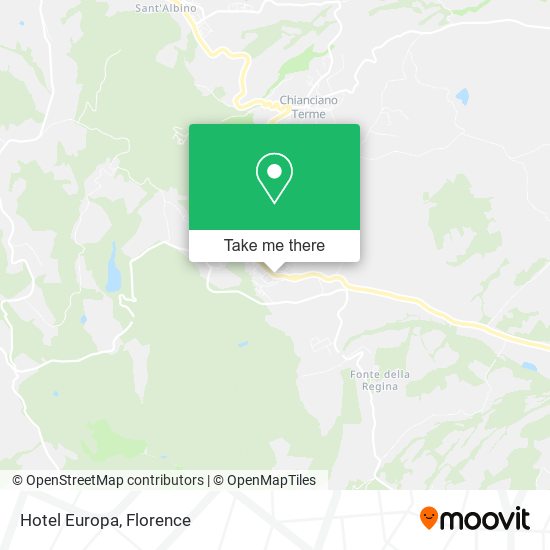 Hotel Europa map