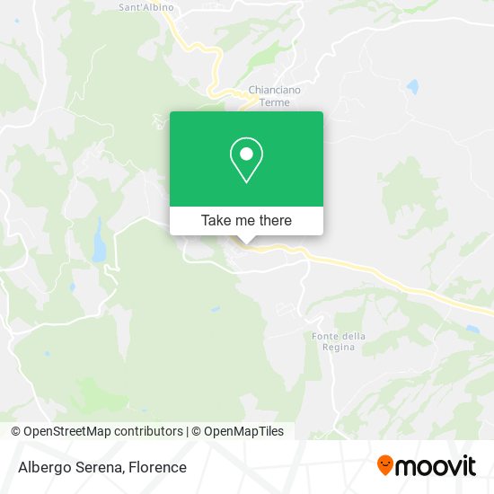 Albergo Serena map