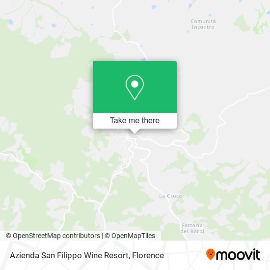 Azienda San Filippo Wine Resort map