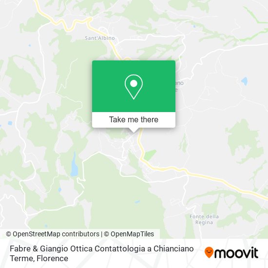 Fabre & Giangio Ottica Contattologia a Chianciano Terme map