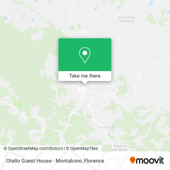 Otello Guest House - Montalcino map