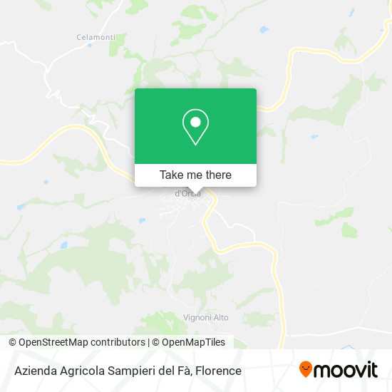 Azienda Agricola Sampieri del Fà map