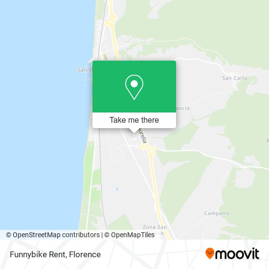 Funnybike Rent map