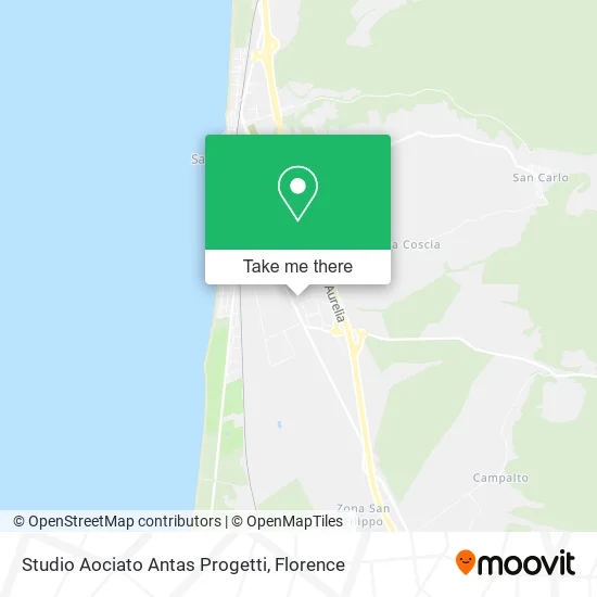 Antas Progetti Associated Studio map