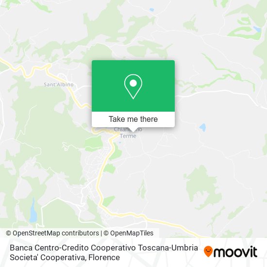 Banca Centro-Credito Cooperativo Toscana-Umbria Societa' Cooperativa map