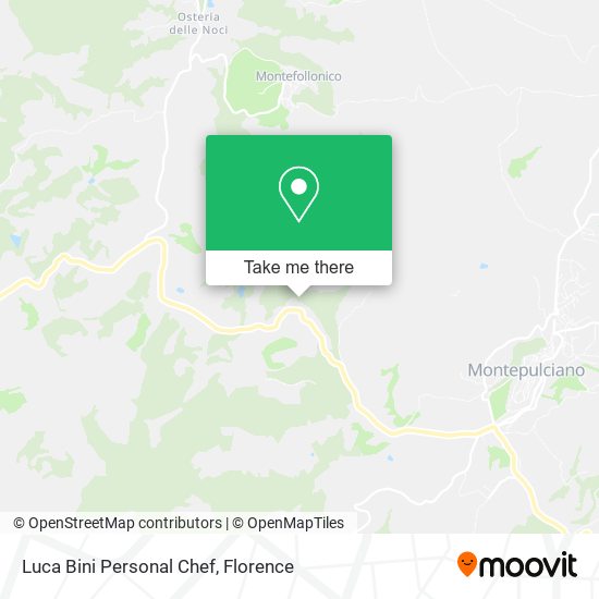 Luca Bini Personal Chef map