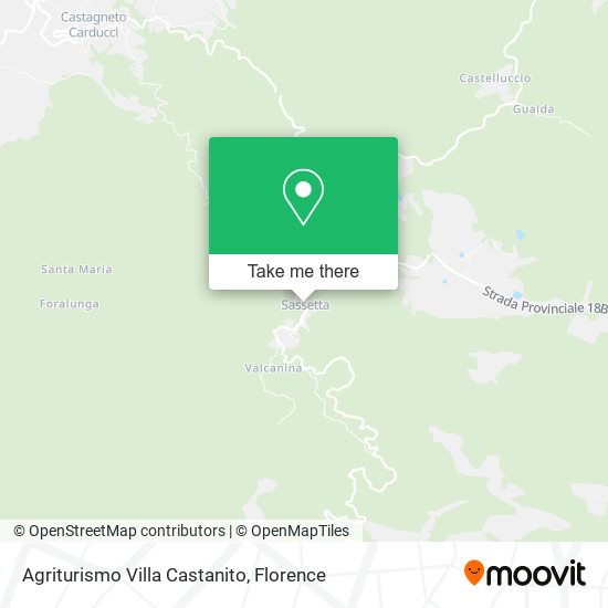 Agriturismo Villa Castanito map