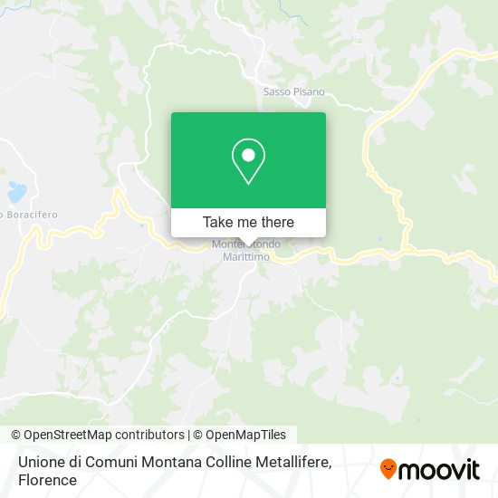 Unione di Comuni Montana Colline Metallifere map