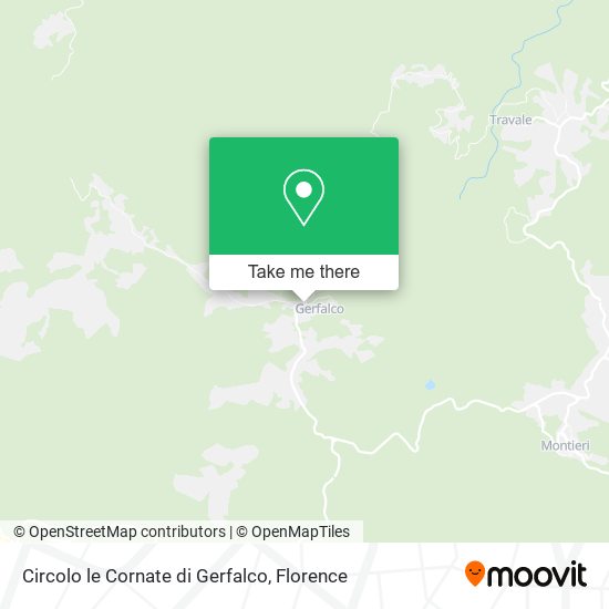 Circolo le Cornate di Gerfalco map