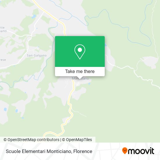 Scuole Elementari Monticiano map