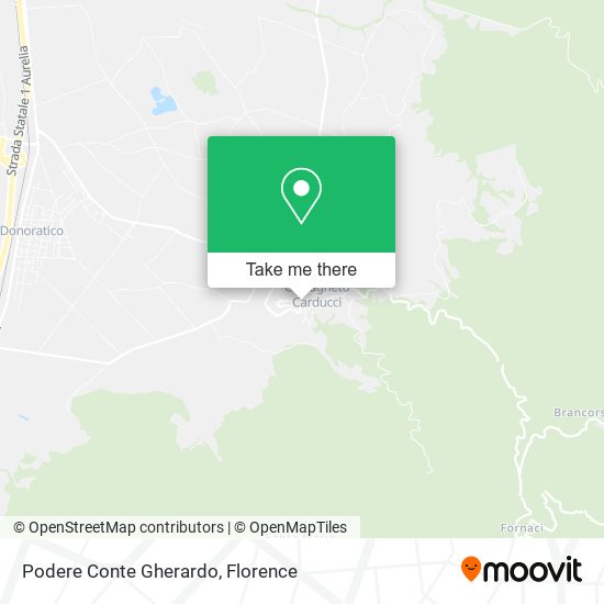Podere Conte Gherardo map