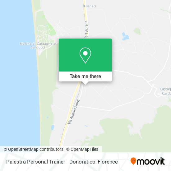 Palestra Personal Trainer - Donoratico map