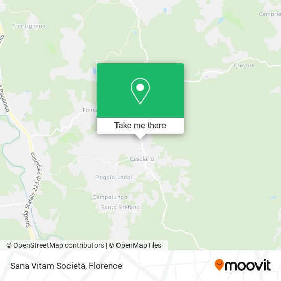 Sana Vitam Società map
