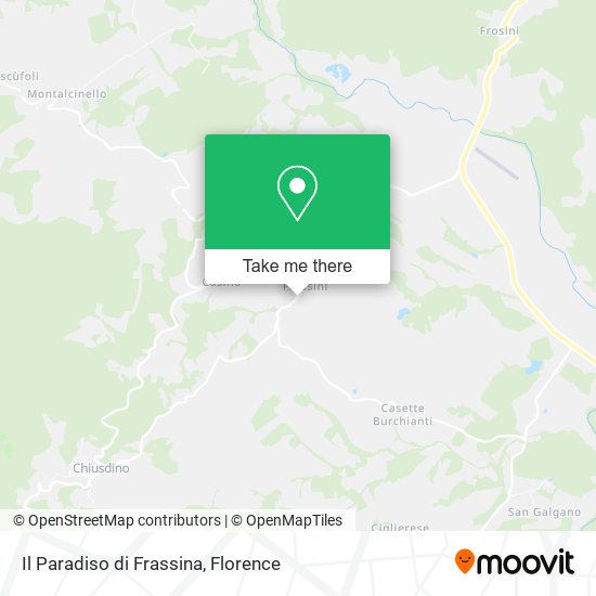 Il Paradiso di Frassina map