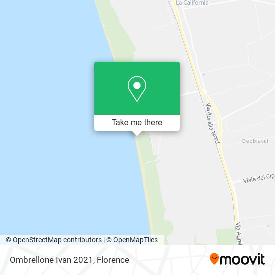 Ombrellone Ivan 2021 map