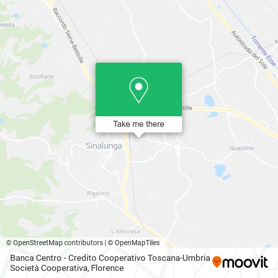 Banca Centro - Credito Cooperativo Toscana-Umbria Società Cooperativa map