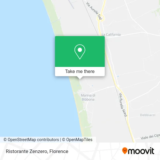 Zenzero Restaurant map