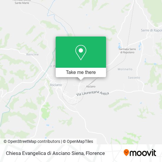 Chiesa Evangelica di Asciano Siena map