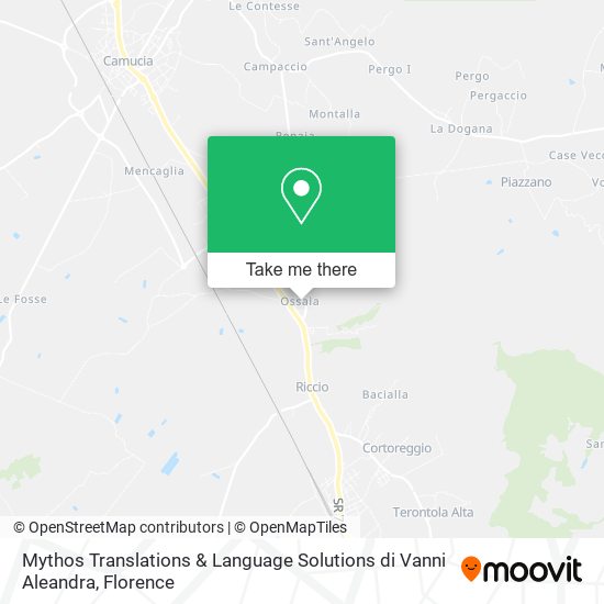 Mythos Translations & Language Solutions di Vanni Aleandra map