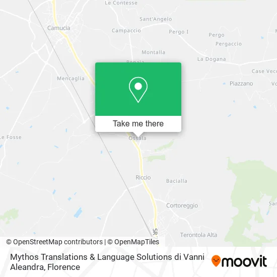 Mythos Translations & Language Solutions di Vanni Aleandra map