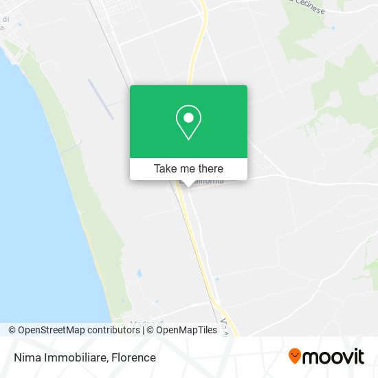 Nima Immobiliare map