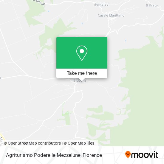 Agriturismo Podere le Mezzelune map